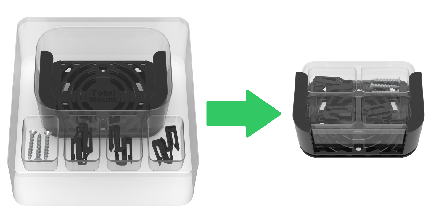 innovative packaging saves space