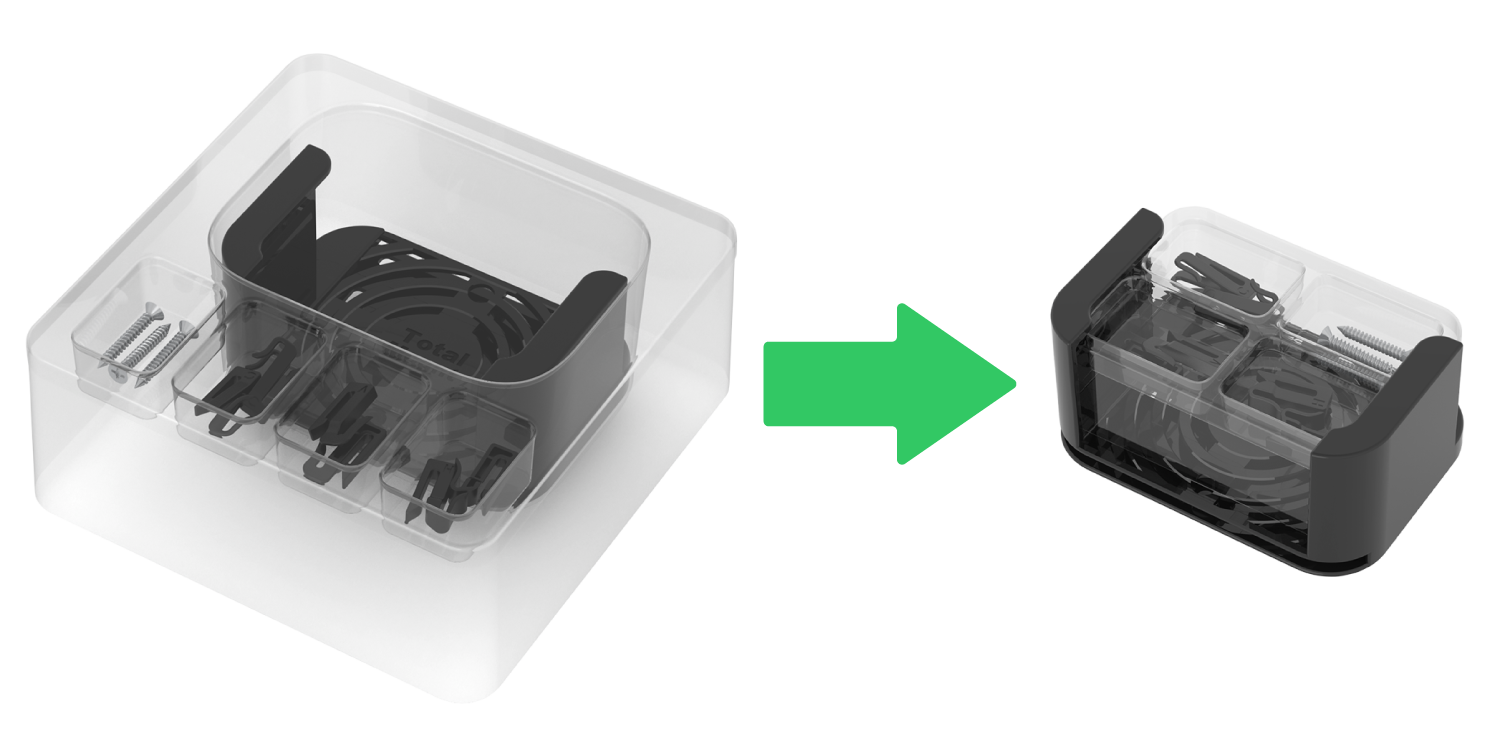 innovative packaging saves space